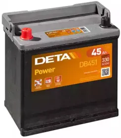 DB451 DETA Стартерная аккумуляторная батарея DB451 DETA Стартерная аккумуляторная батарея